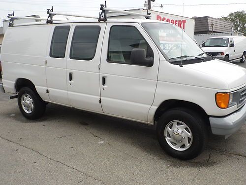 2005 FORD E250 E 250 WORK VAN 8900 gvw CARGO CARPET INSTALLER FLEET OWNED, image 5