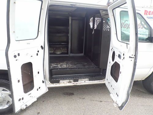 2005 FORD E250 E 250 WORK VAN 8900 gvw CARGO CARPET INSTALLER FLEET OWNED, image 10