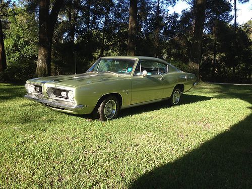 1968 barracuda fastback 340 automatic