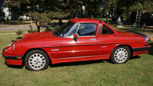 1988 alfa romeo spider - quadrifoglio