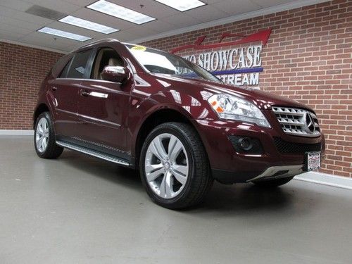 2010 mercedes benz ml350 4matic navigation barolo red factory warranty