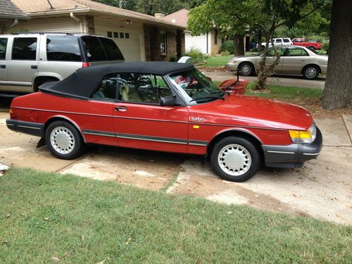 1989 saab 900 turbo convertible 2-door 2.0l