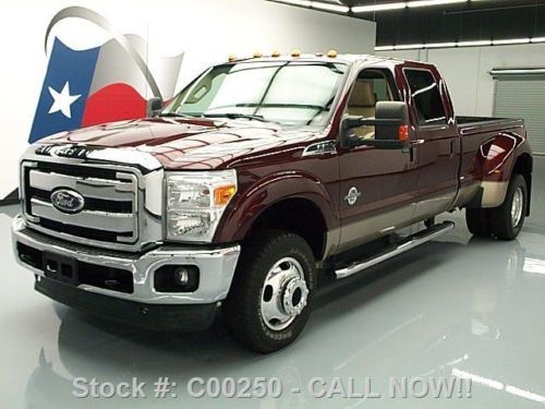 2011 ford f350 lariat crew fx4 4x4 diesel drw nav 28k texas direct auto