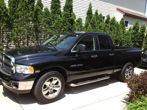 2005 dodge ram slt 1500 quad cab hemi truck * black, great looking.