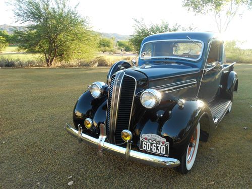 1937 dodge pickup 1/2 ton truck restored