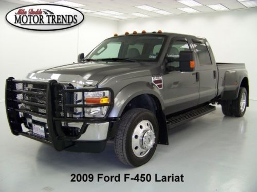 2009 lariat drw diesel rearcam crew ranch hand bumper htd seats bed assist 47k