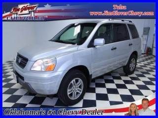 2004 honda pilot 4wd ex auto w/leather/dvd alloy wheels power windows