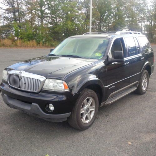 2003 lincoln aviator fully loaded dvd 3rd row sunroof salvage runs great