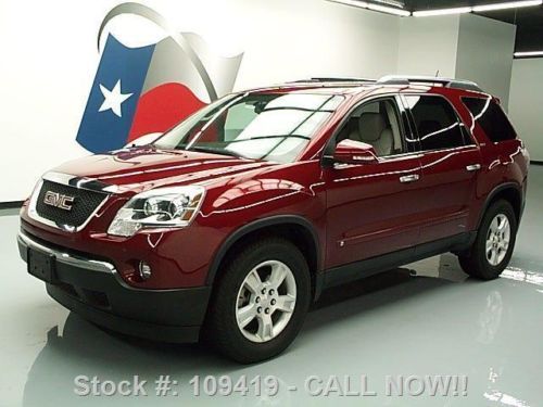 2009 gmc acadia slt 7 passenger htd leather 18&#039;s 68k mi texas direct auto