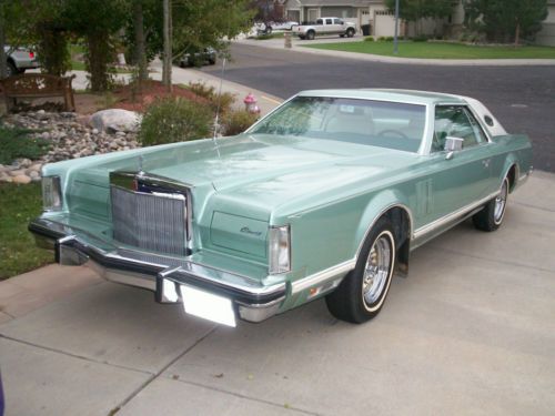 78 lincoln mark v, original survivor, low miles, mint, unbelievable find, extras