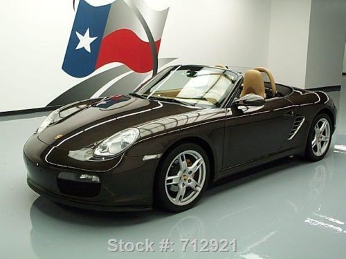 2008 porsche boxster roadster 5-spd leather xenons 29k! texas direct auto