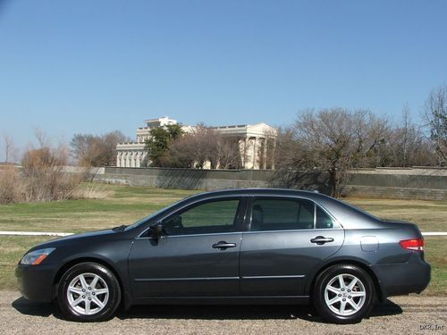 04 accord ex-l sedan v6 leather nav roof 102k auto alloys immaculate