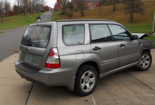 2007 subaru forester gray awd automatic 71k mile