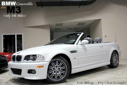 2002 bmw m3 convertible alpine white harmon kardon sound system xenon lights wow