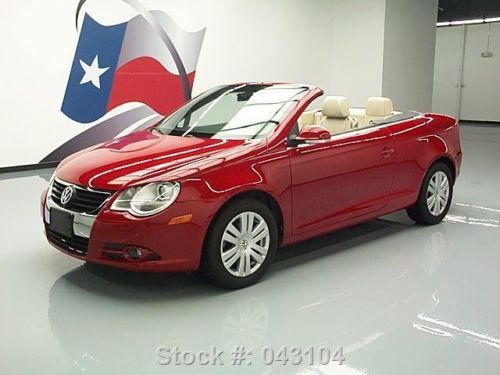 2008 volkswagen eos turbo hardtop convertible auto 59k texas direct auto