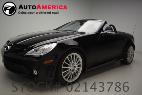 30k low miles 2007 mercedes benz slk 5.5 amg convertible black certified