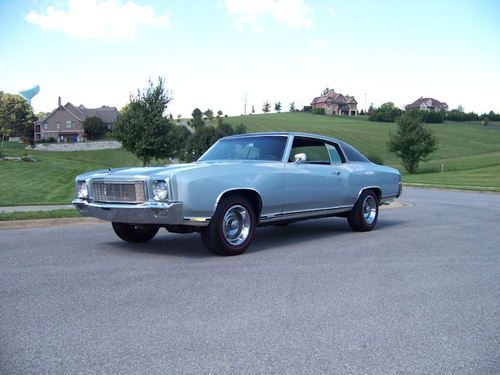 1971 chevrolet monte carlo ss 454- numbers matching engine!