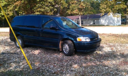 1998 oldsmobile silhouette green need repair fix parts part mini van passenger