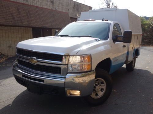 Chevrolet silverado 3500hd 2wd knapheide utility box free autocheck no reserve