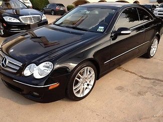 2009  mercedes clk 350 coupe black/black nav/dvd,heated seats,well maintained
