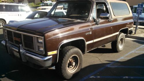 1986 gmc jimmy high sierra 4x4