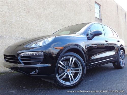 2011 porsche cayenne warranty navigation bose  20 inch wheels xenon satellite