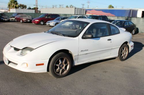 2001 pontiac sunfire, no reserve