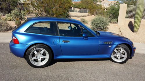 Very rare estoril blue and black interior 1999 bmw m coupe