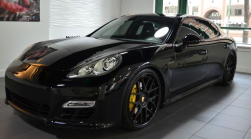2012 porsche panamera 4 hatchback 4-door 3.6l awd navi black bose led 22&#034; wheels