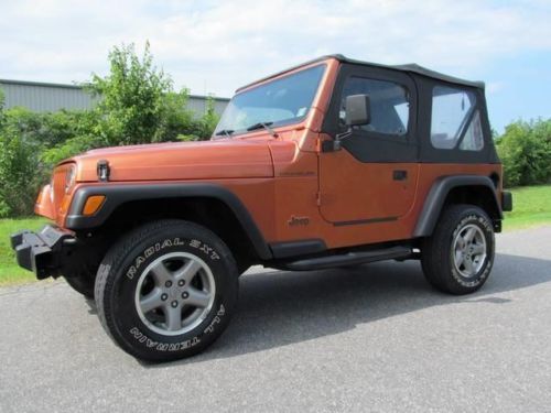 2001 jeep wrangler se sport utility 2-door 2.5l