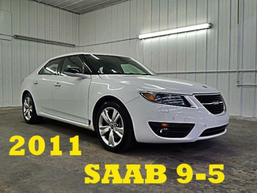 2011 saab 9-5 sedan turbo luxury sporty low miles mint one owner fully loaded