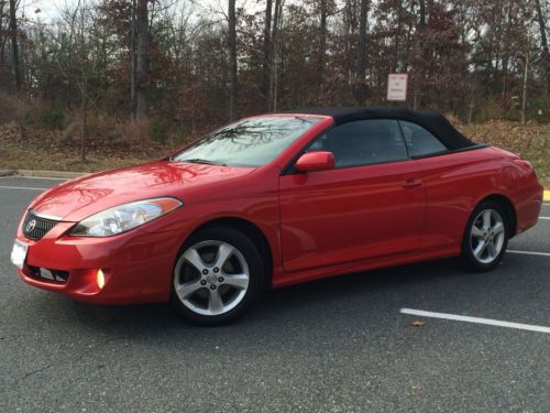 2006 toyota solara se convertible low miles