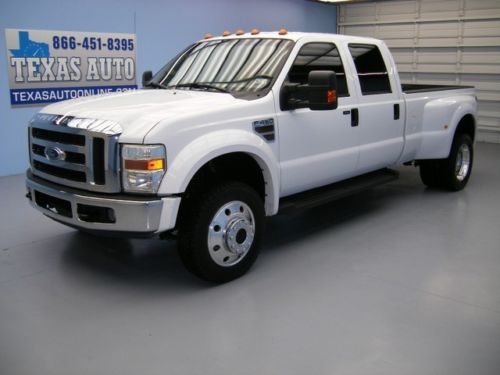 We finance!!!  2008 ford f-450 lariat 4x4 diesel dually long bed tv texas auto!!