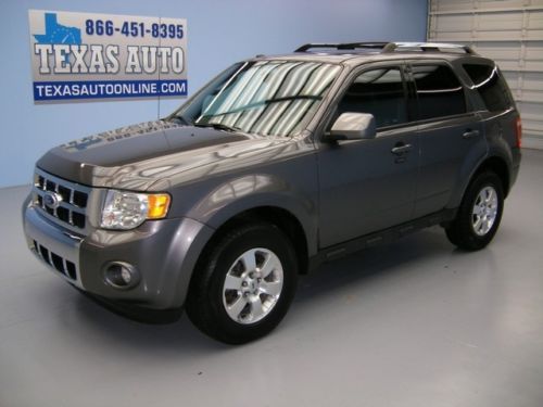 We finance!!!  2012 ford escape limited roof heated leather sync 23k texas auto