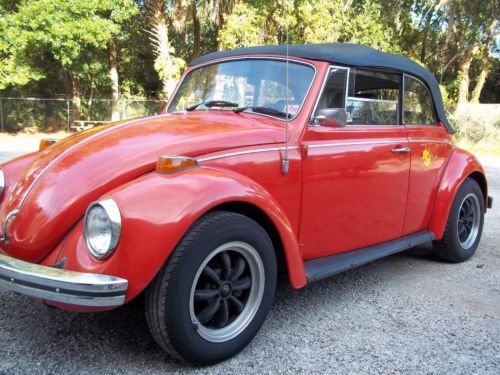 1970 vw volkswagen standard beetle convertible 1.6l