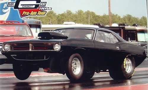 1970/74 cuda super pro.bracket/super gas 9.90/super street 10.90 drag car