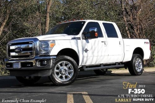 2011 ford super duty f-350 lariat ultimate package 6.7l turbo-diesel navigation