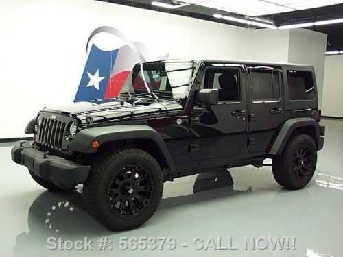 2011 jeep wrangler unltd sport 4x4 4dr hardtop auto 31k texas direct auto