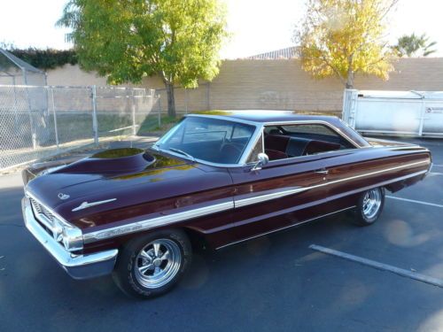 1964 ford galaxie 500 xl 6.4l auto.c6 429ci restored tear drop hood