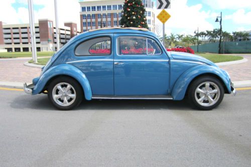Mint 1959 vw beetle, rare sunroof, completely restored, original, lo reserve!