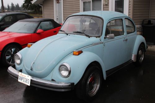 1974 volkswagen super beetle barn find ~ restorers dream ~ great runner driver