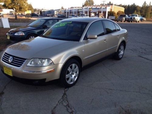 2001 volkswagen passat glx v6 4motion automatic 4-door sedan