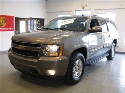 2012 chevrolet suburban lt 4x4 3rd row factory rem-start wood htd lthr $34,995