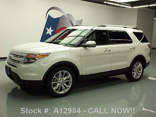 2012 ford explorer ltd dual sunroof nav rear cam 20k mi texas direct auto