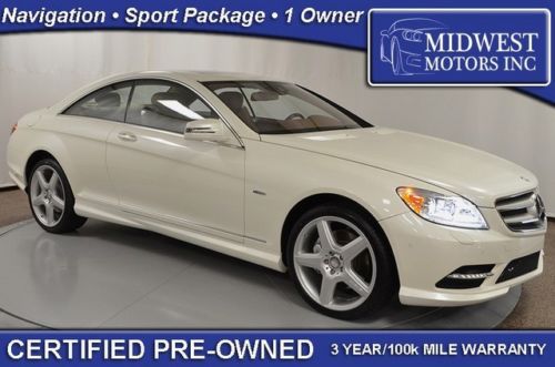 2012 mercedes benz cl550 amg sport premium 2 pkg night vision one owner 2013