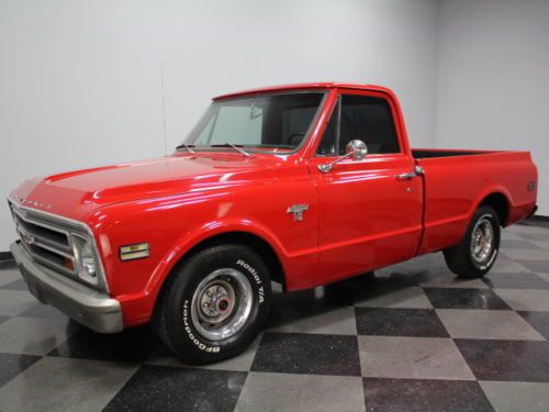 Slightly lowered, nice truck, 307 v8, th350 trans, 12 bolt, drives excellent!