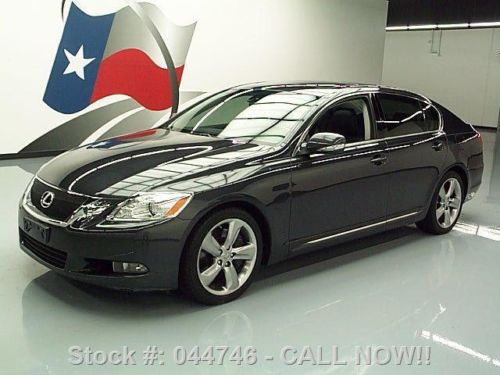 2009 lexus gs350 sunroof nav rear cam climate seats 33k texas direct auto