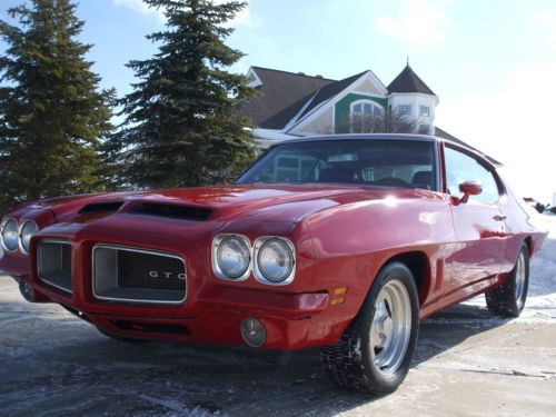 1972 gto lemans   beautiful laser straight body and paint sounds awesome!