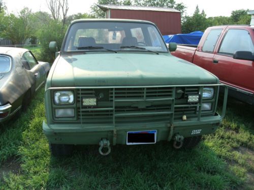 1984 m1009 cucv military chevy blazer  81,000 miles diesel video!!!