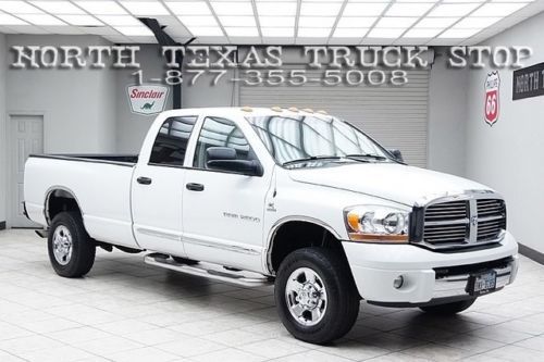 2006 dodge ram 2500 diesel 4x4 laramie long bed heated leather quad cab texas